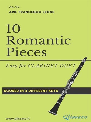 cover image of 10 (Easy) Romantic Pieces for Clarinet Duet